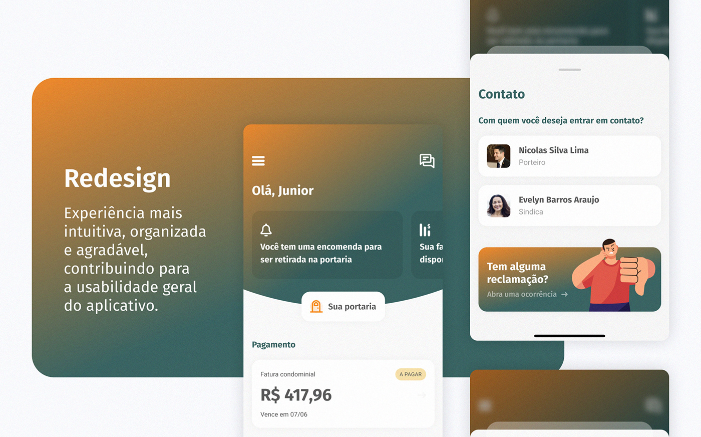 redesign user interface app design Figma app UI ux