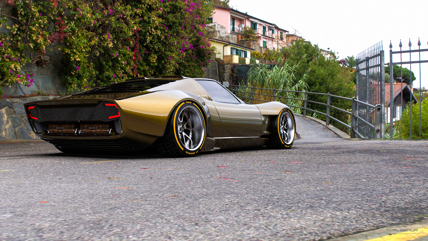 Lamborghini Miura FR on Behance