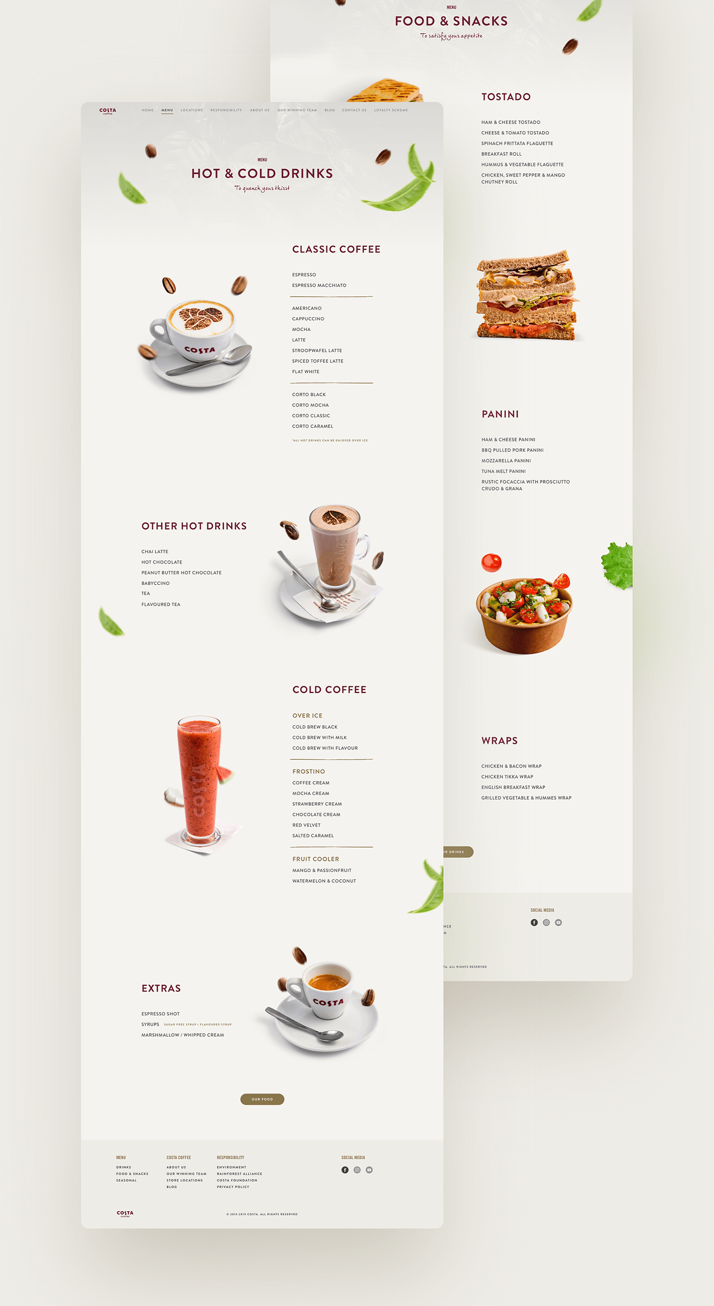 Costa costa coffee Coffee Food  Website malta think