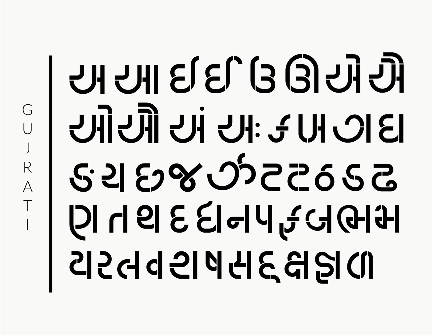 bangla communication devanagari gujrati Indian typography type design typography  