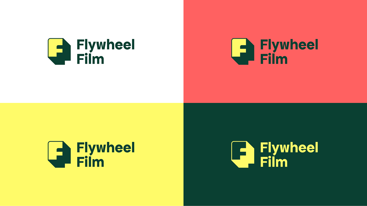 3D agency bold colorful Film   identity Identity Design media projection yellow