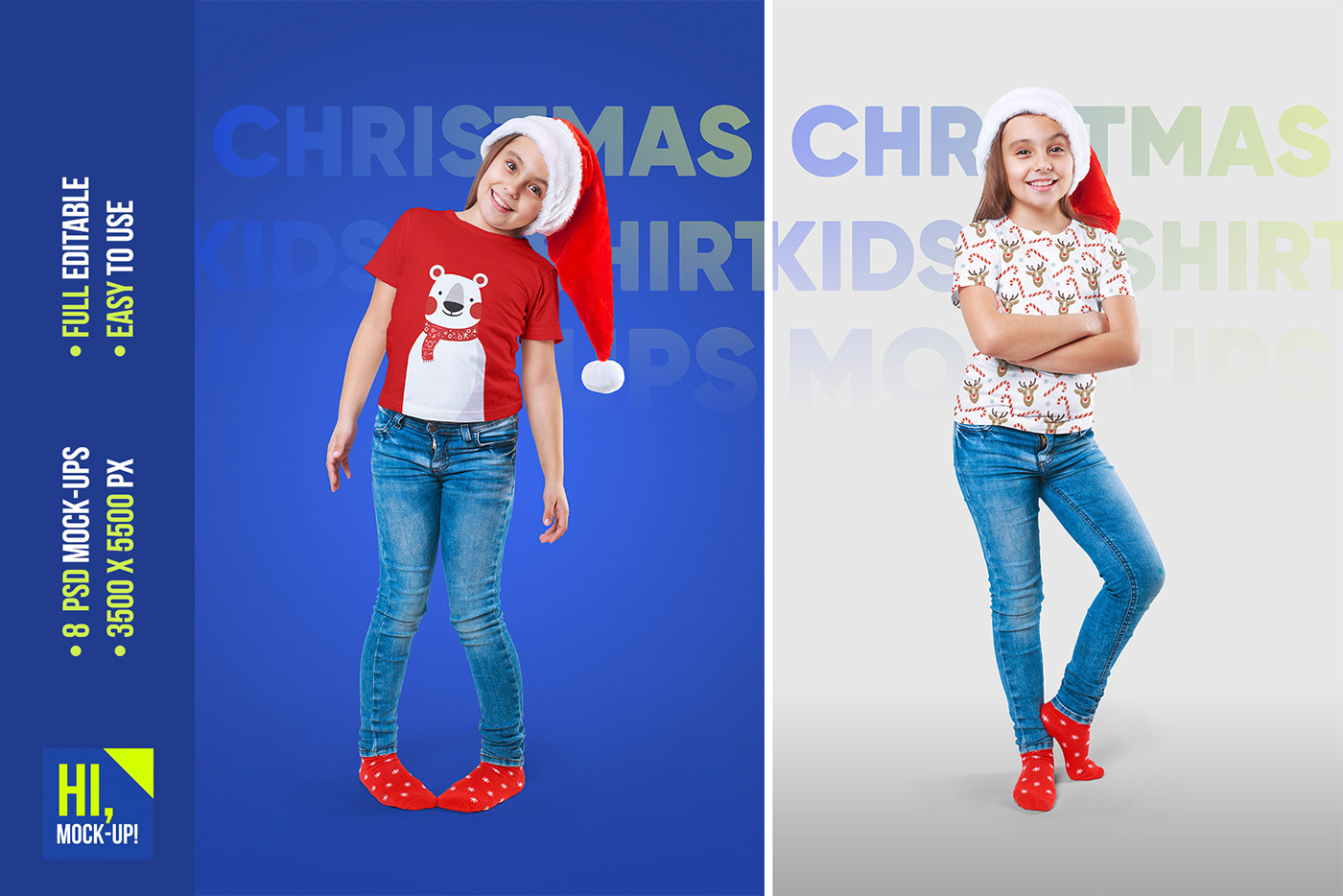 Mockup mock up mock-up psd t-shirt T Shirt Christmas kids xmas girl