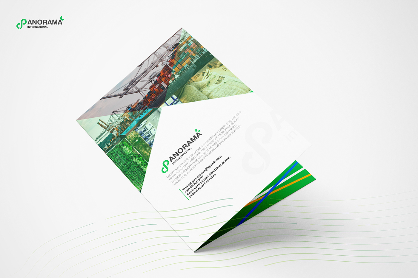 brand strategy feeds green Logo Design Brand Sudan export Import goods logistic shipping