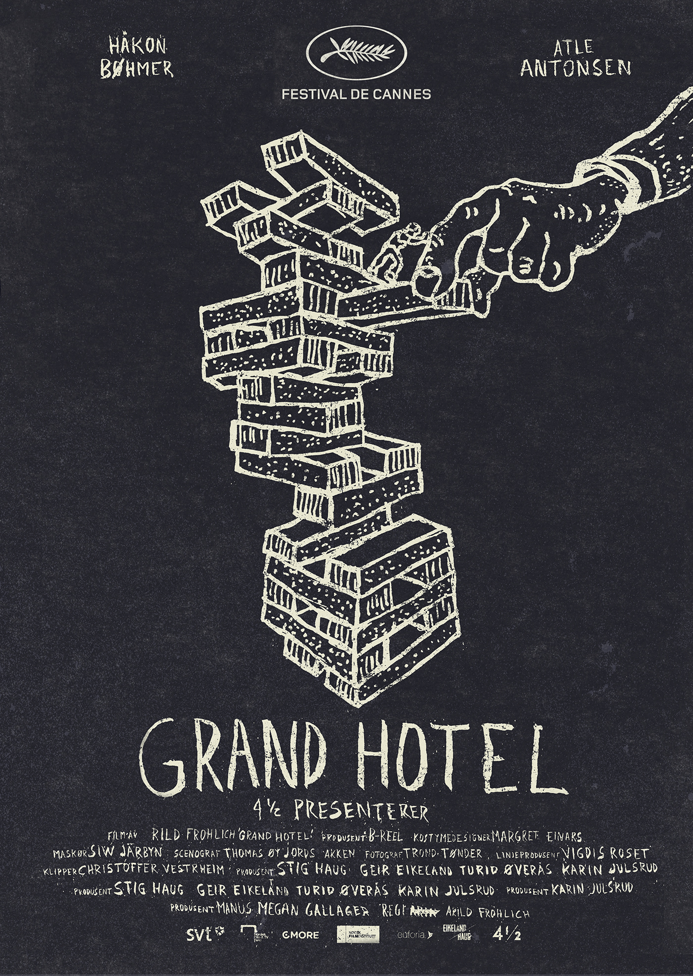 movieposter poster alcoholic grand hotel norway development Drawing  movie Cannes drama