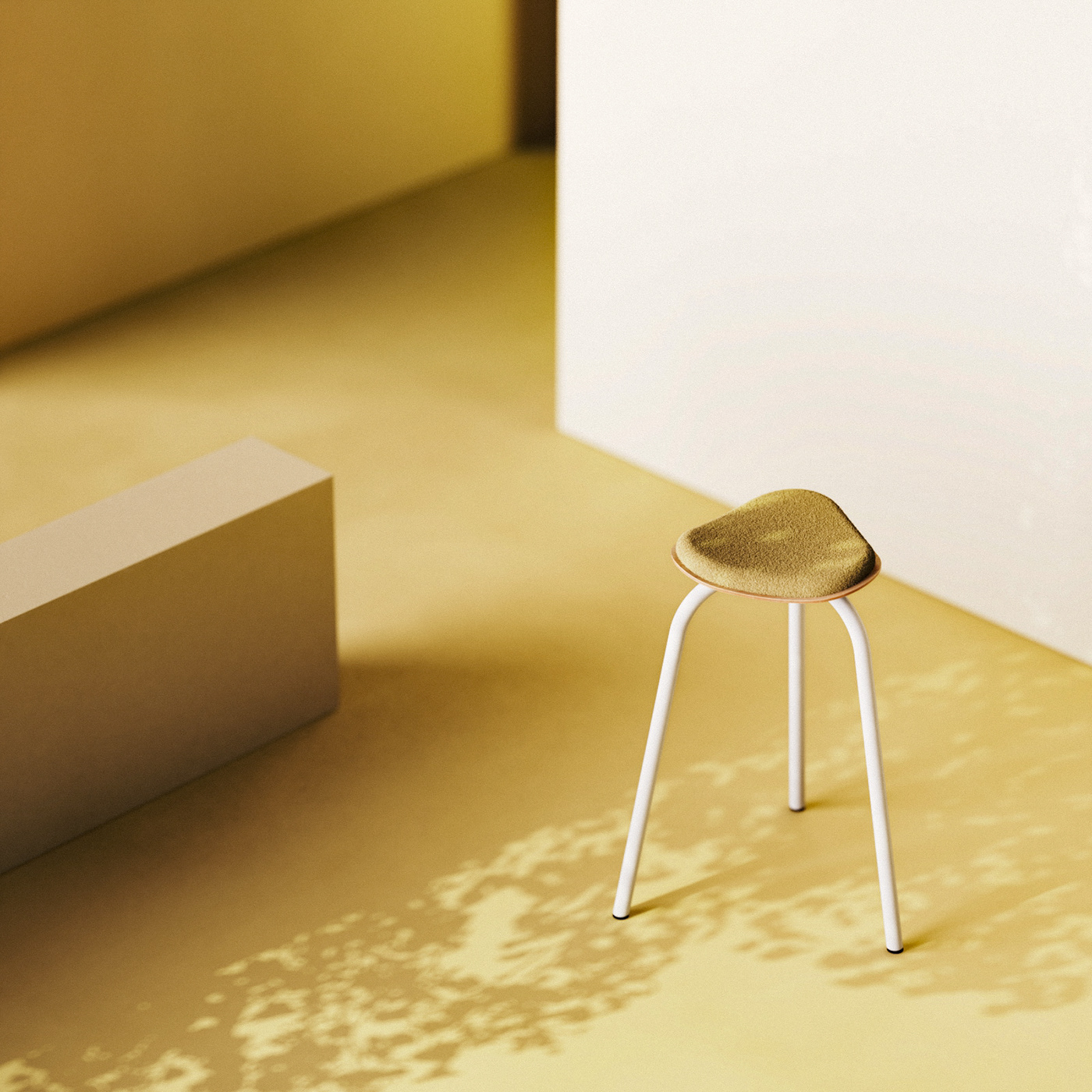 3D 3D Rendering furniture furniture design  industrial design  product product design  Render stool visualization