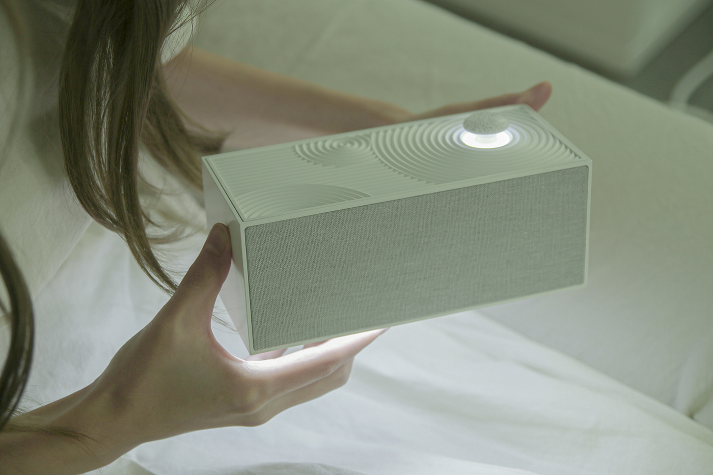 bluetooth speaker industrial design  mood lamp product design  Zen Garden motion graphic Film   video