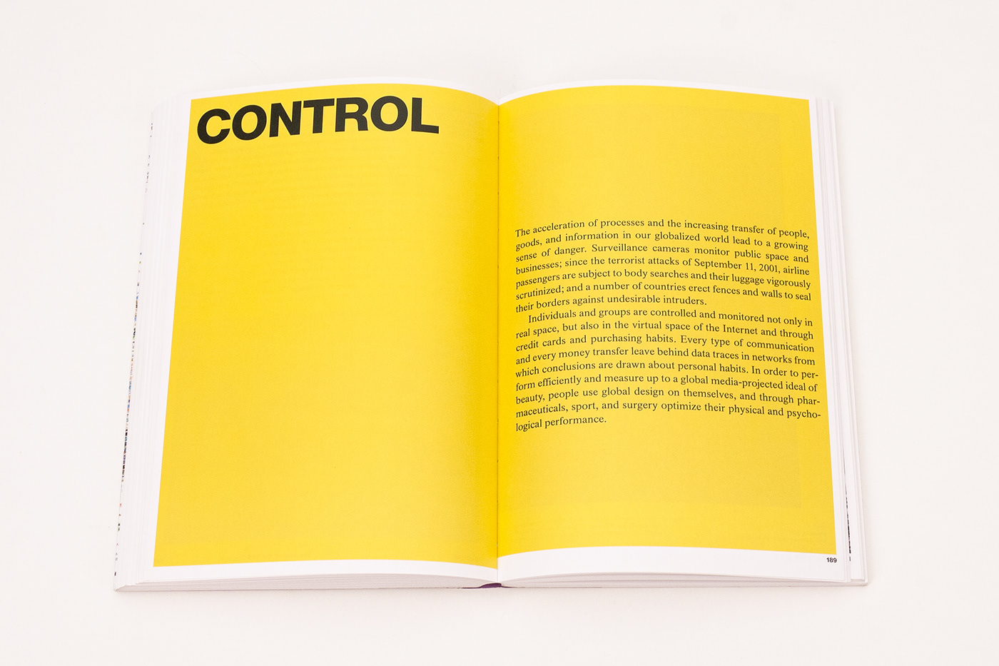 Chapter page. Control. Global Design