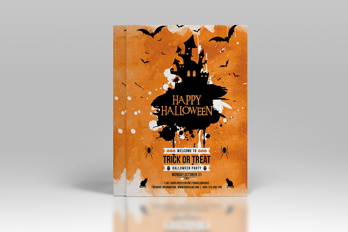 halloween flyer design