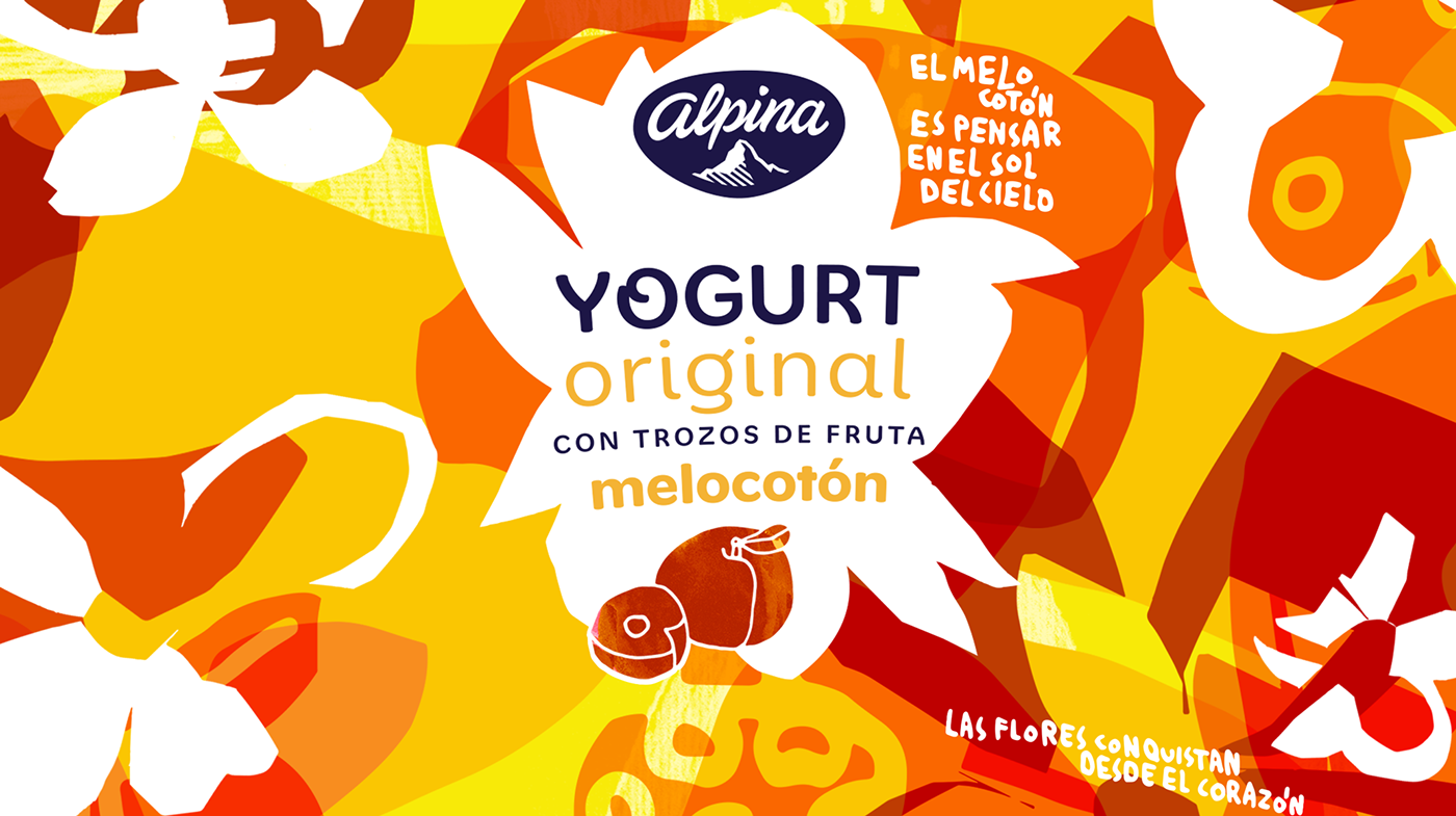 art design Advertising  yogurt leche alpina colombia alpina frutas Carnival feria