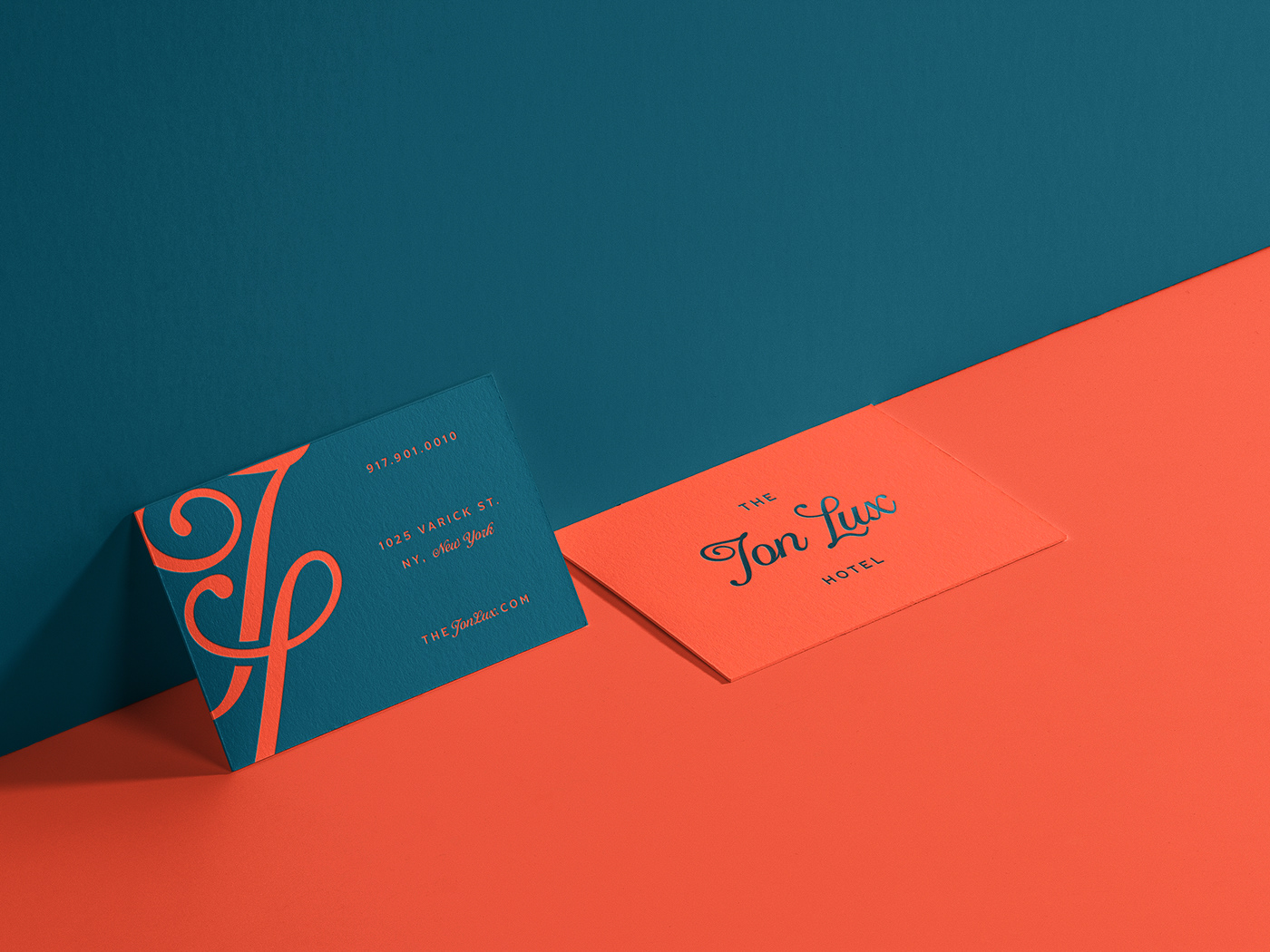 branding  logo type hotel identity Web print Layout business card color