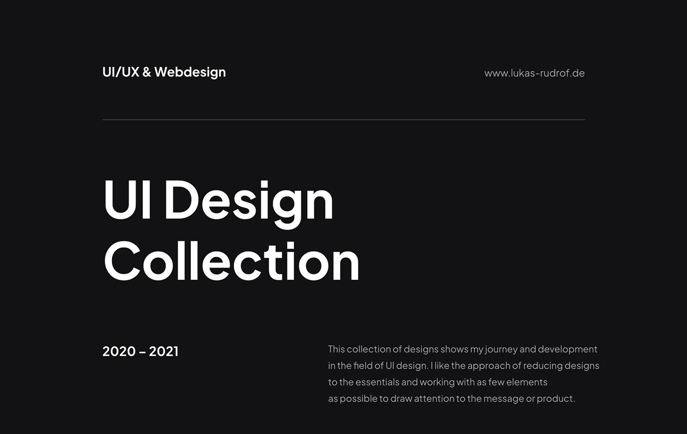 Collection designer landingpage UI ui design UI/UX UserInterface Webdesign Website websites