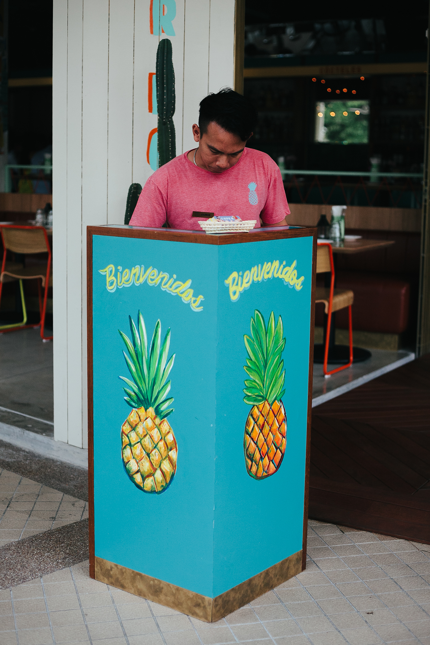 Logo Design Identity Design restaurant design menu design Super Loco foreign policy design environmental graphics ILLUSTRATION  singapore