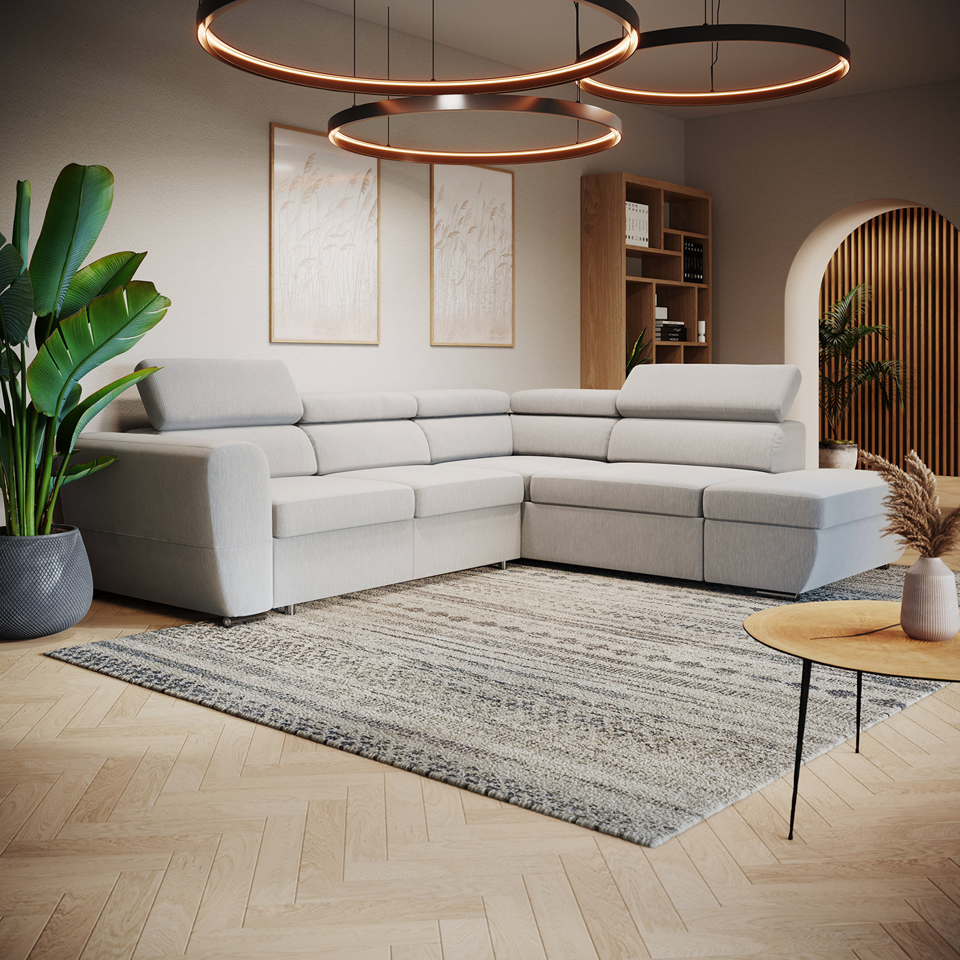 3D architecture CGI corona Render sofa