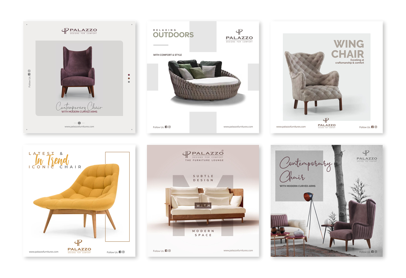 creative design facebook furniture instagram interior design post marketing   social media Social Media Designs