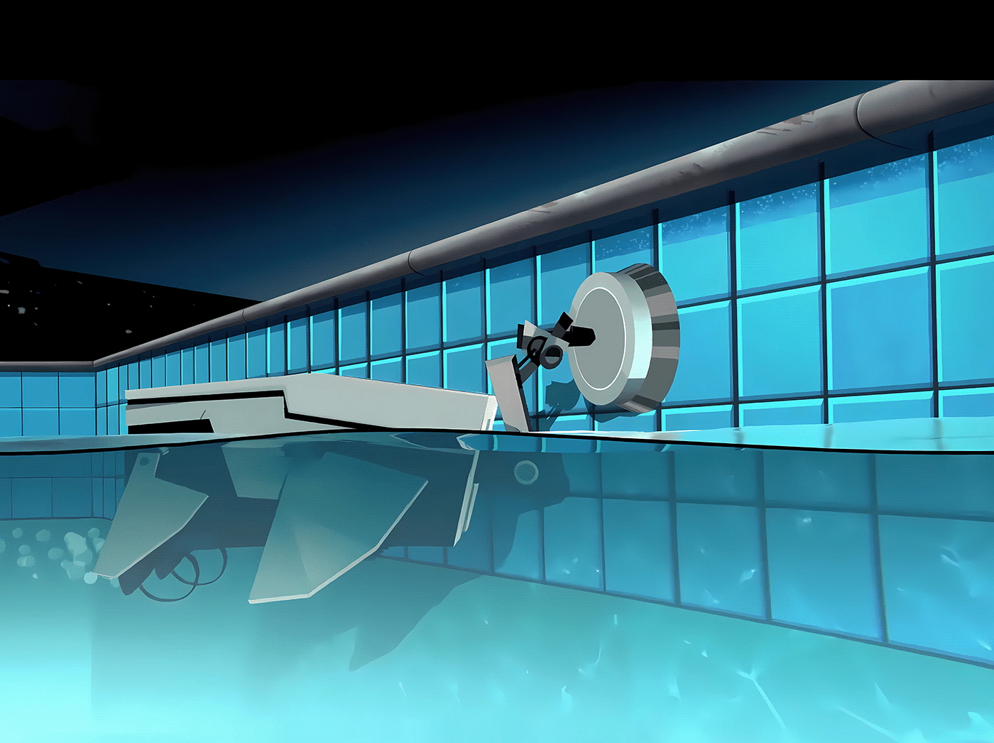 cleaner dolphin intelligent Pool pool cleaner robot robotics tools zima blue