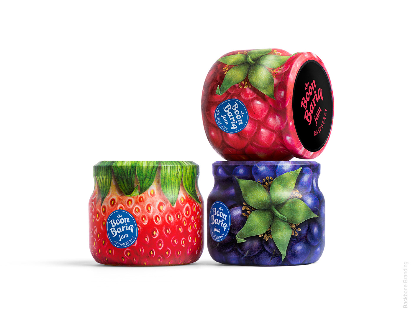 Fruit Packaging ILLUSTRATION  jam preserves Food  logo can Label jar