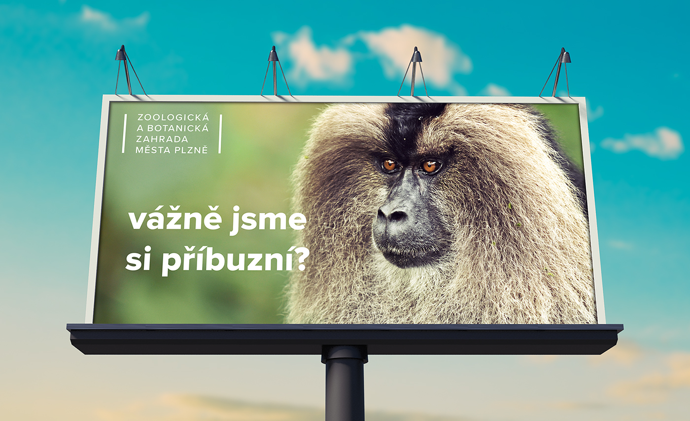 zoo zoological garden pilsen Czech visual system map information poster billboard logo tickets magazine manual
