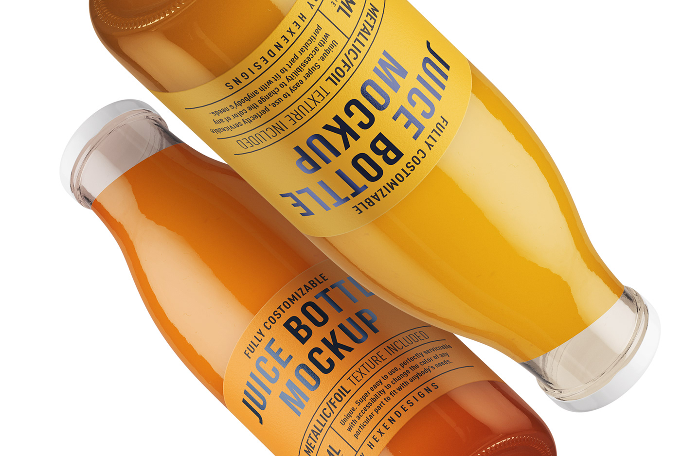 Download Juice Round Bottle Mockup+Free Sample on Behance Free Mockups