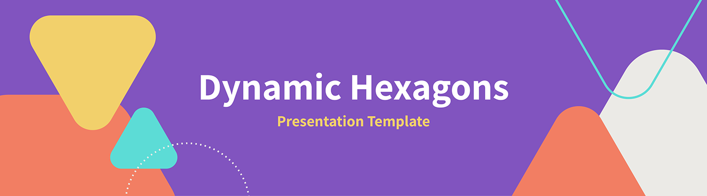 Dynamic hexagon Keynote PPT pptx presentation shapes slides template free