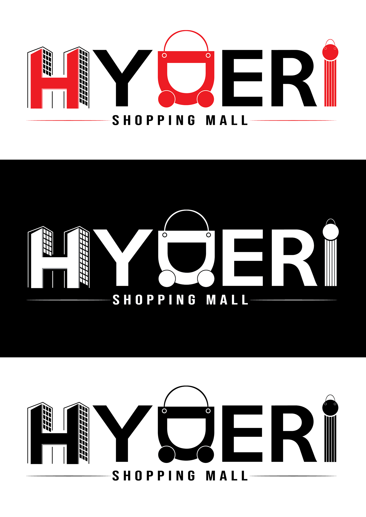 logodesign Unique professional Logo Design designer shoppingmall mall hlogodesign