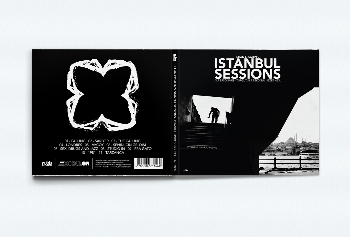 album cover albumcover album artwork albumartwork nublu istanbul Turkey jazz blackandwhite Black&white cd CD packaging cdpackaging 4panel