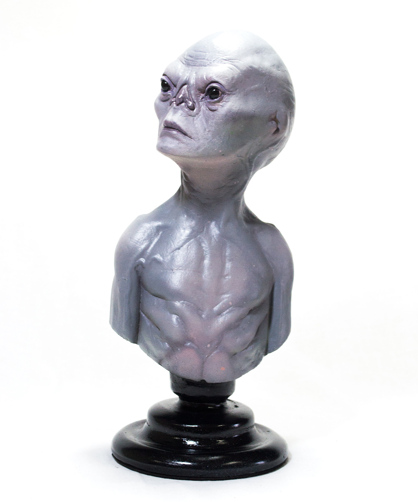 creaturedesign greyalien traditionalart estatua Escultor sculptor conceptart alien modeling Sculpt