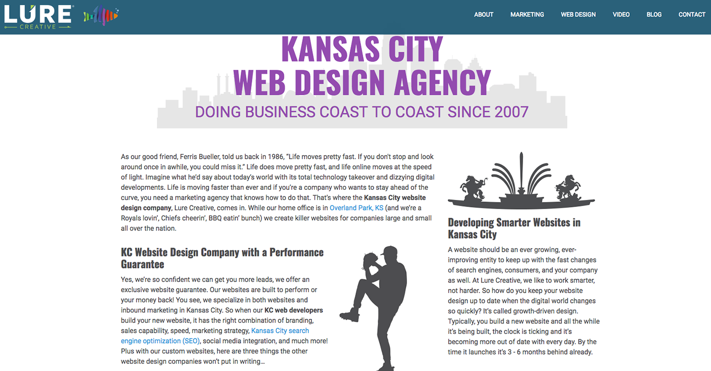 lure creative Web Design  kansas city inbound marketing hubspot marketing agency
