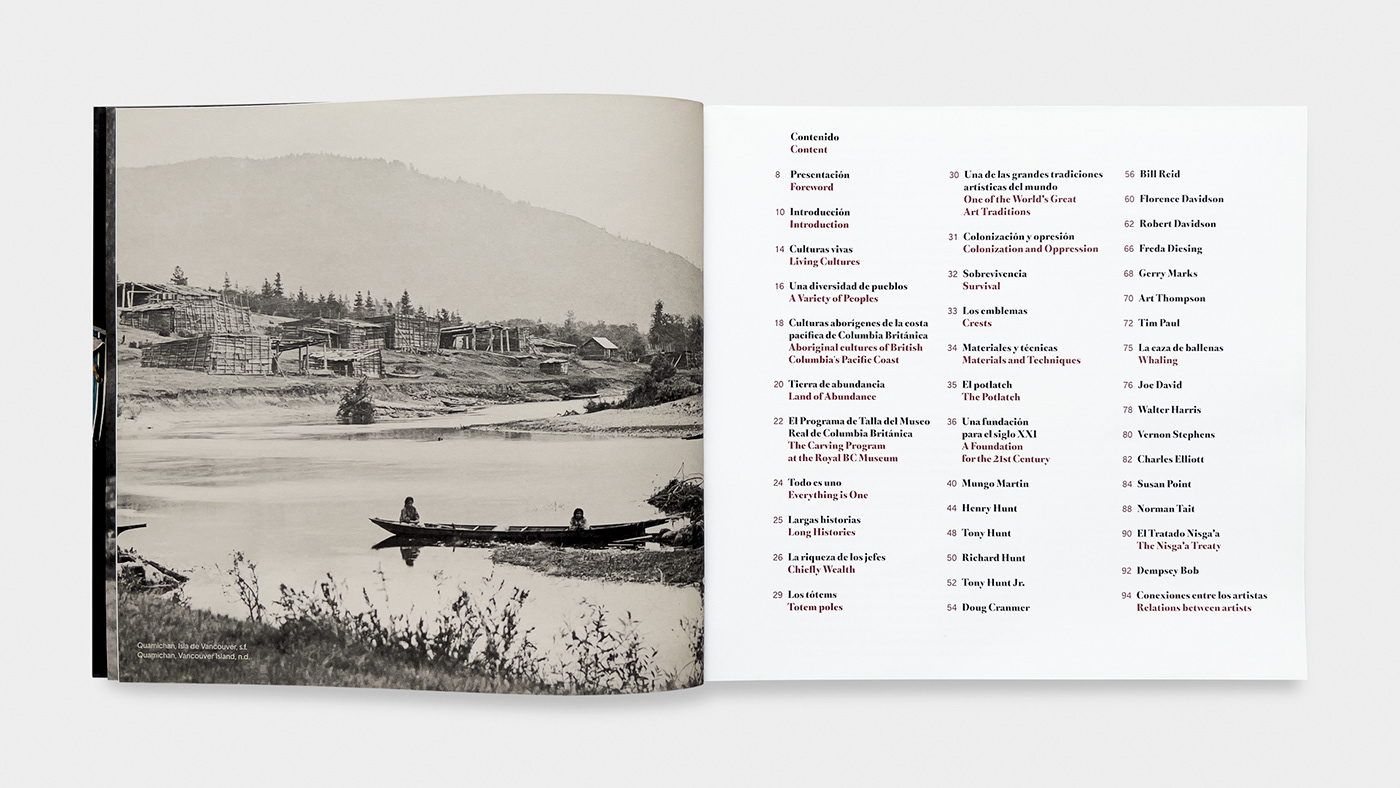 Canada catalogo colombia diseño diseño gráfico editorial impresos InDesign Museo del Oro typography  