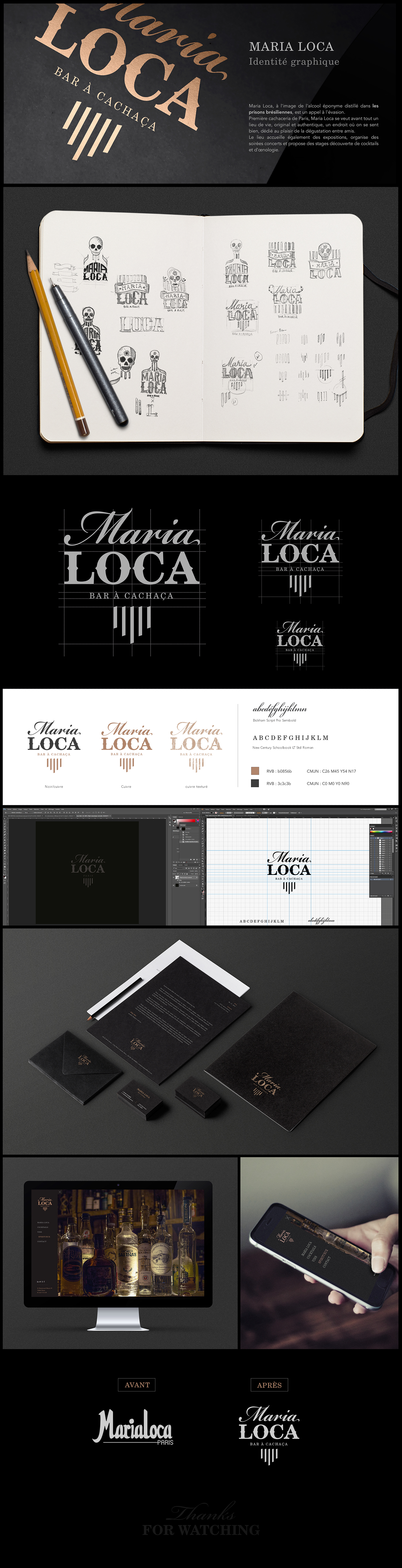 brandidentity brand Logotype logo typo typography   charte graphique bar RHUM cachaça