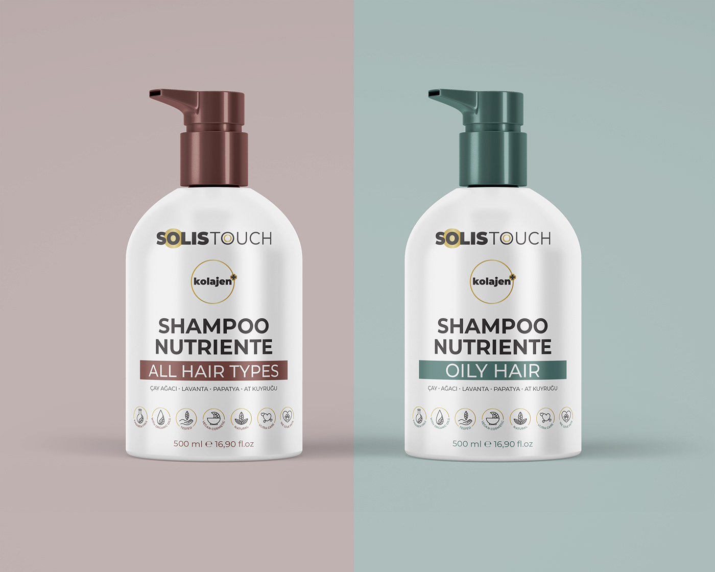 cosmetics esile altunışık identity logo Logo Design Mockup Packaging packaging design product design  shampoo