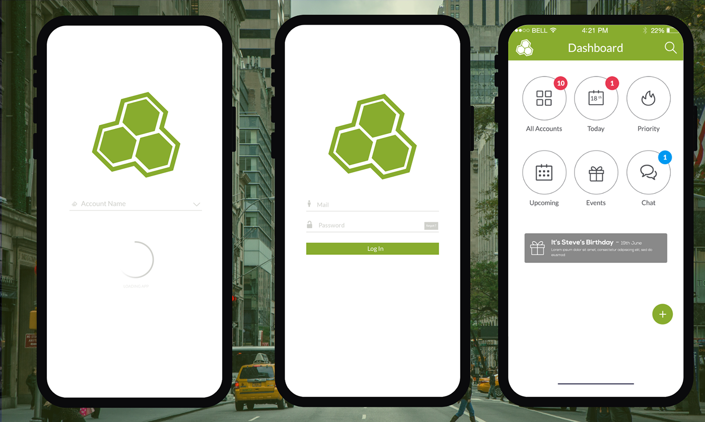 UserExperience SalesApplication green White UI mobileapp Hybriddesign