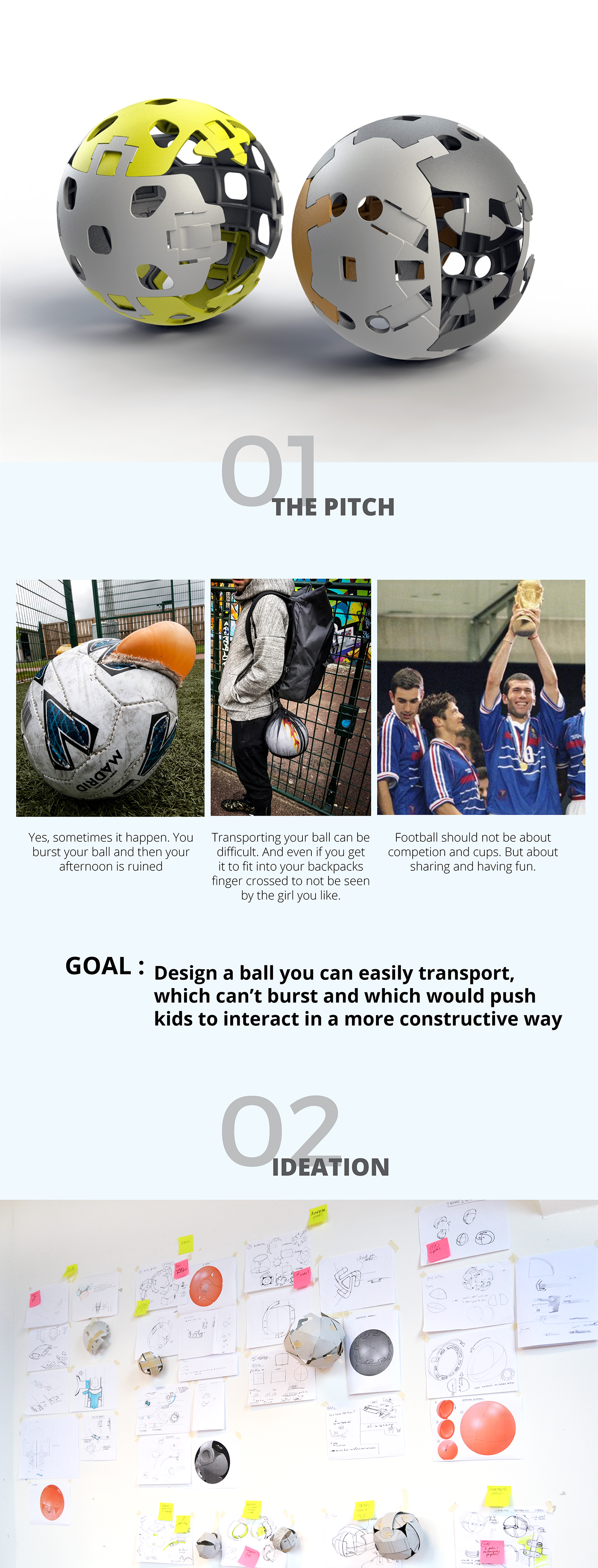 3D agency football industrial design  internship Netherlands Prototyping Renders sports