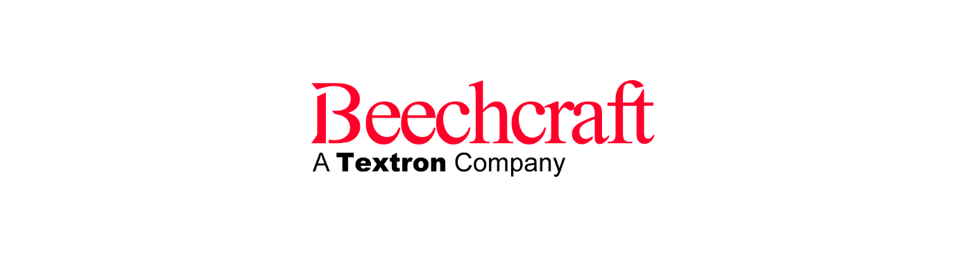 Beechcraft aviation plane Jet textron hawker logo rebranding Corporate Identity King Air