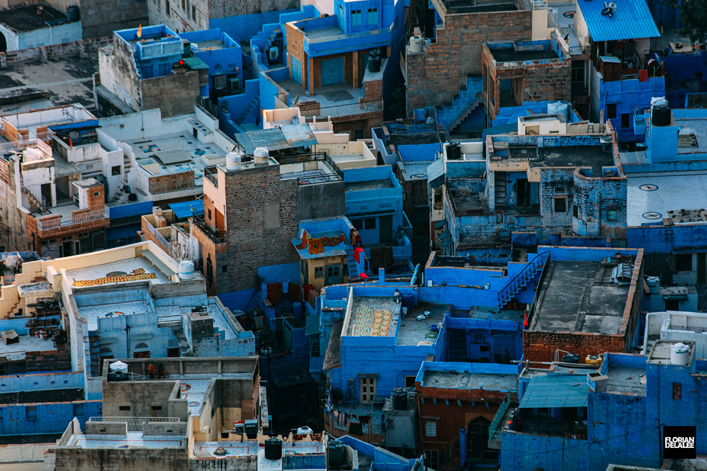 blue city India Rajasthan jodhpur old city mehrangarh