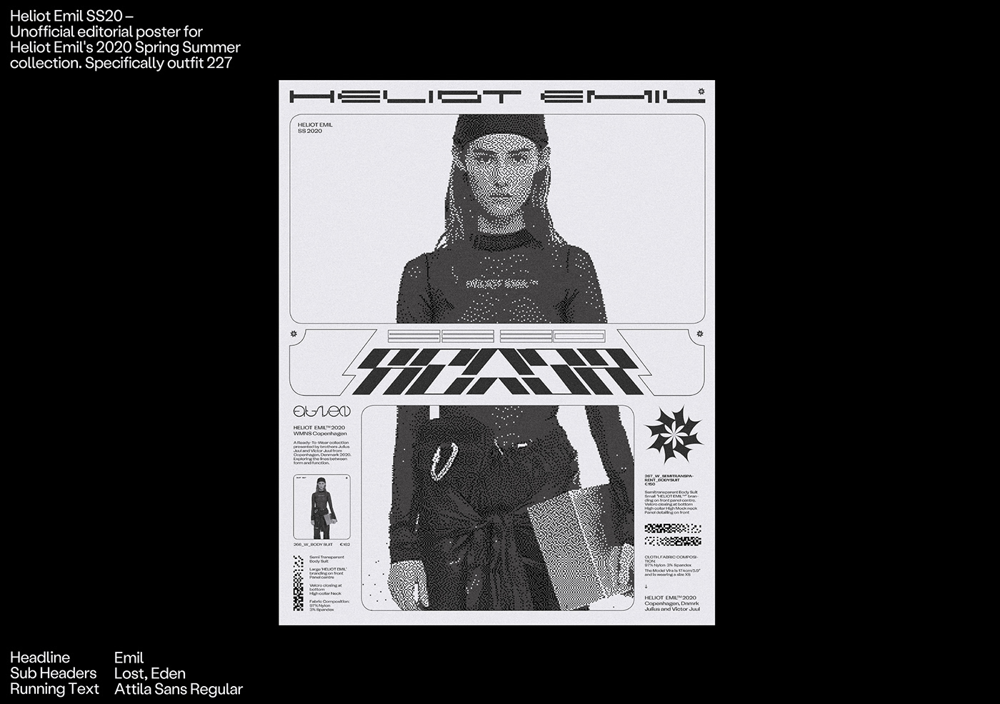 graphic design  editorial print typography   Fashion  Brutalism poster avantgarde swiss design visual identity
