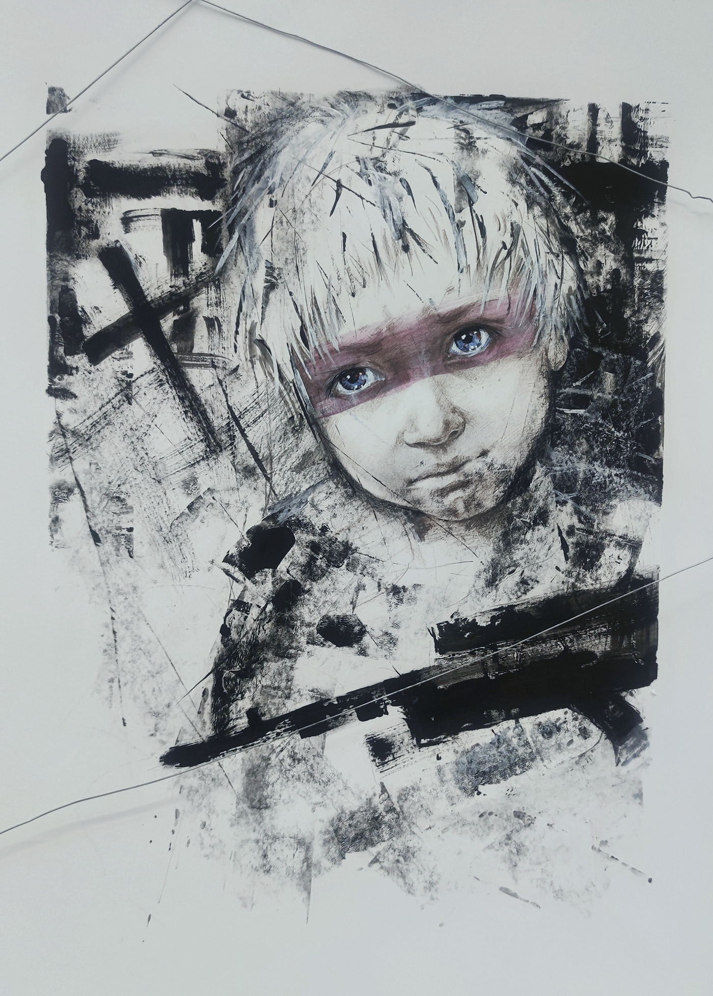 Drawing  artwork ukraine Kyiv children death black graphic Installation Art War