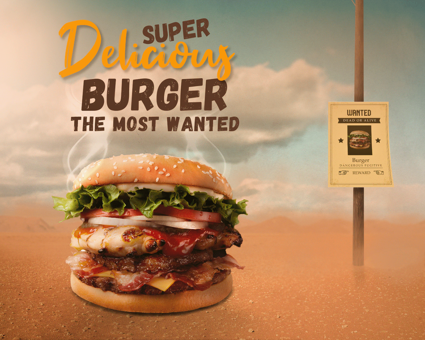 ads Advertising  burger Fast food flyer Food  marketing   phoromanipulation social media Social media post