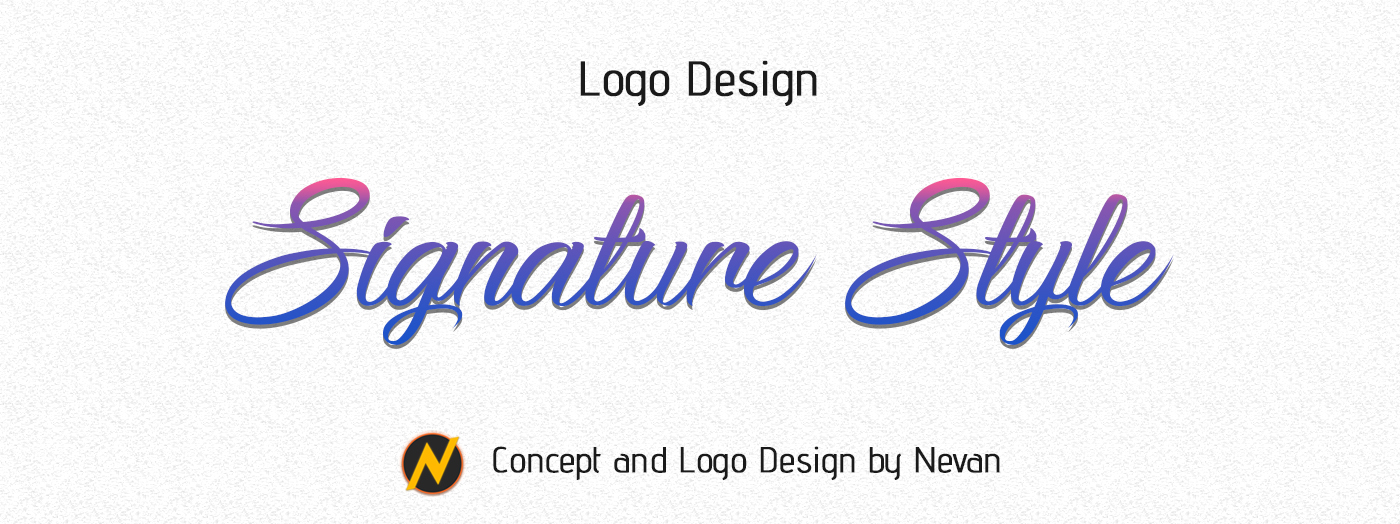 Adobe Photoshop adobe illustrator Logo Design Signature Logo Design minimalist design Creative Design Illustrator