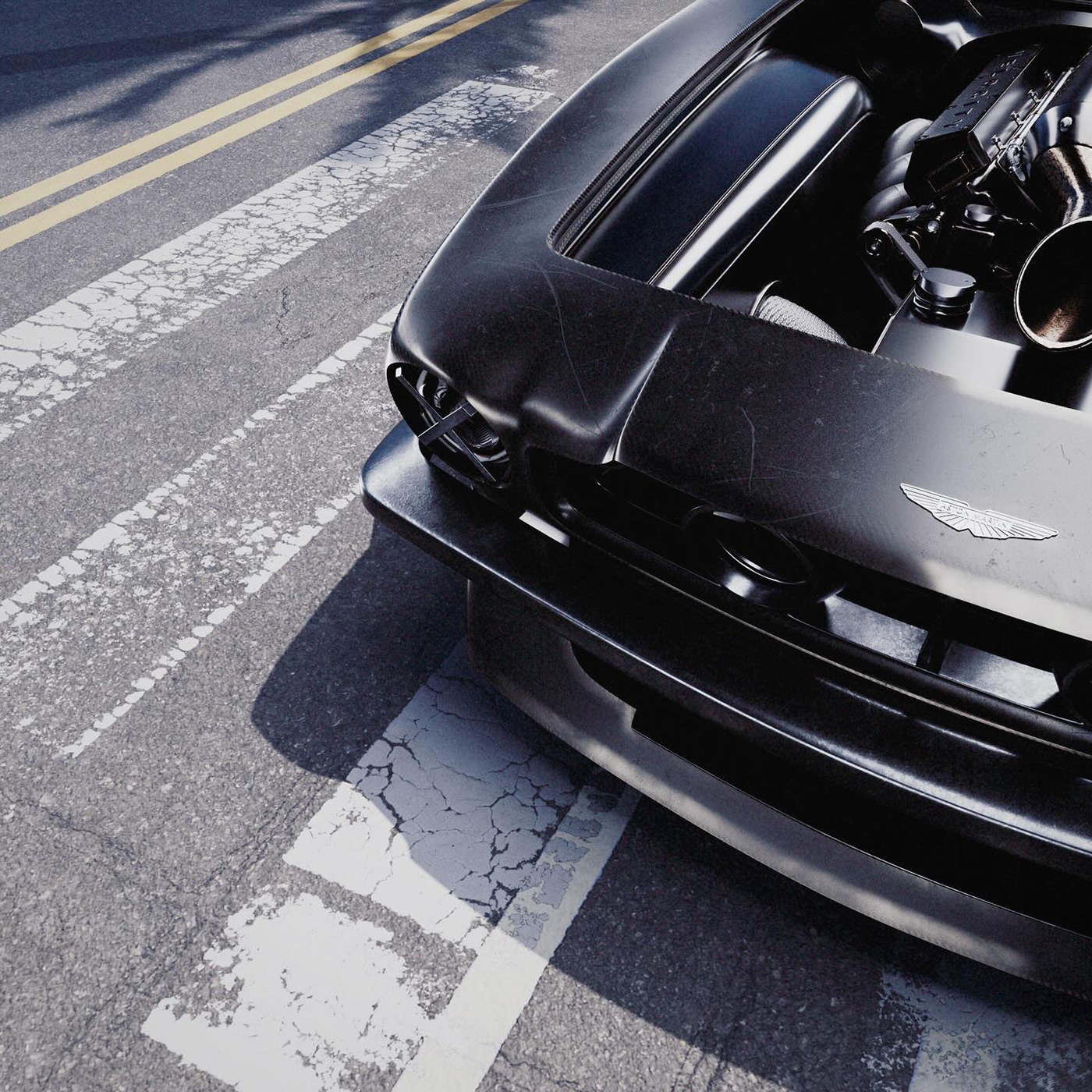 car automotive   3D Render visualization octane c4d cinema4d design