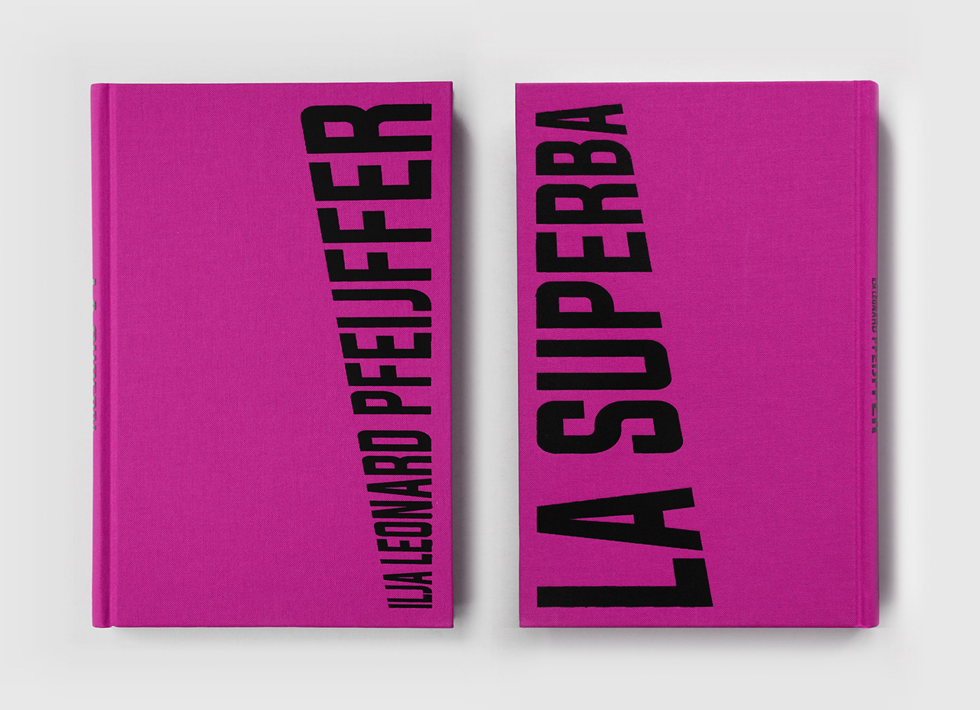Bookdesign coverdesign novel Ilja Leonard Pfeijffer pantone fluo pink jacket editorial design  book