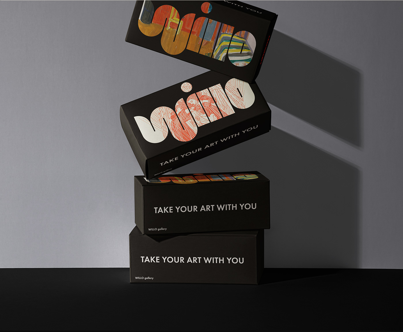 Packaging design for Art Gallery store