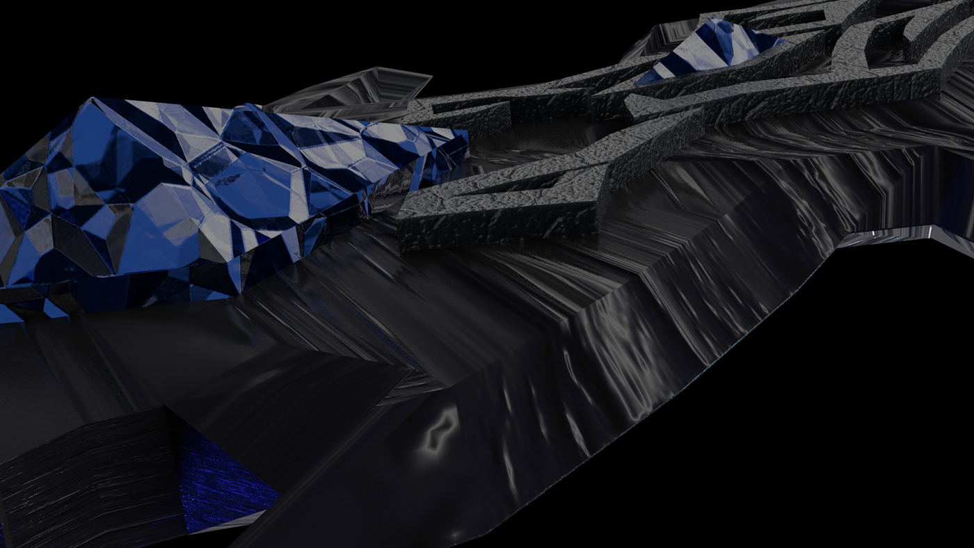 3D 3dmodeling diseño gráfico espada fantasy modelado 3d sodalite Sword