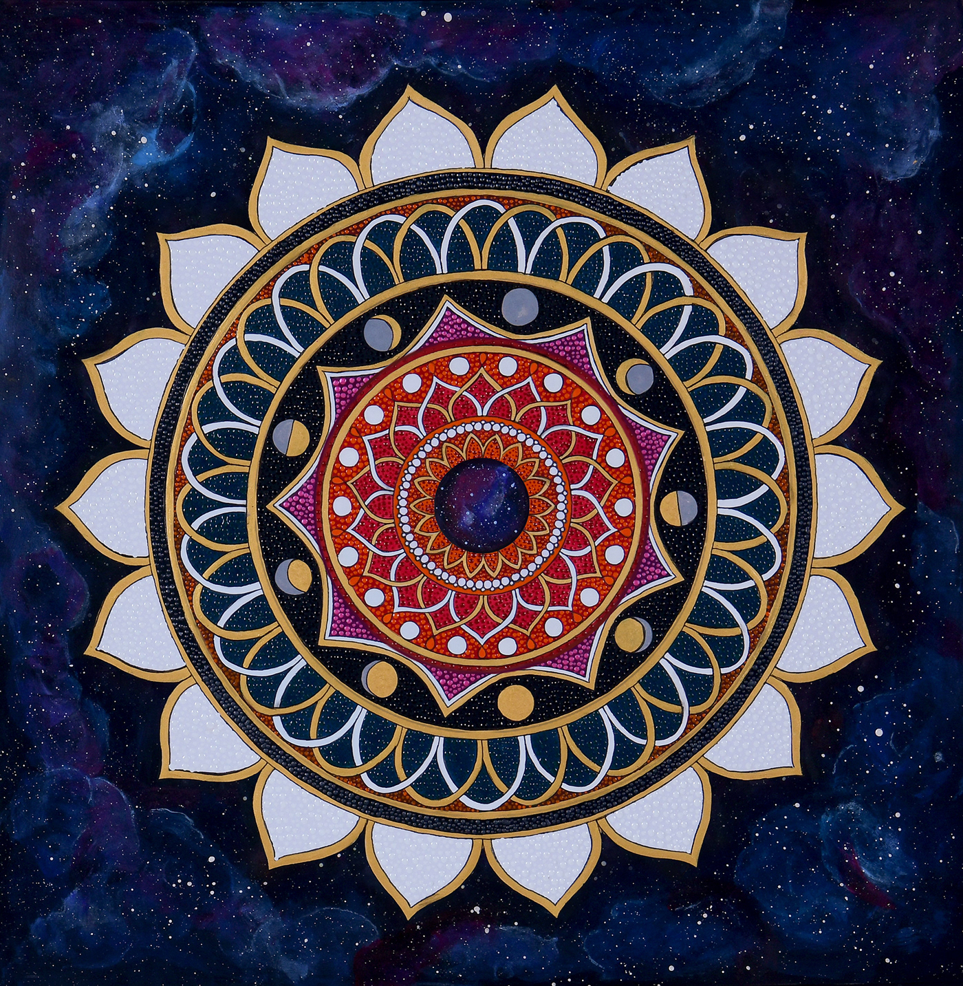 artist artwork Drawing  Mandala painting  