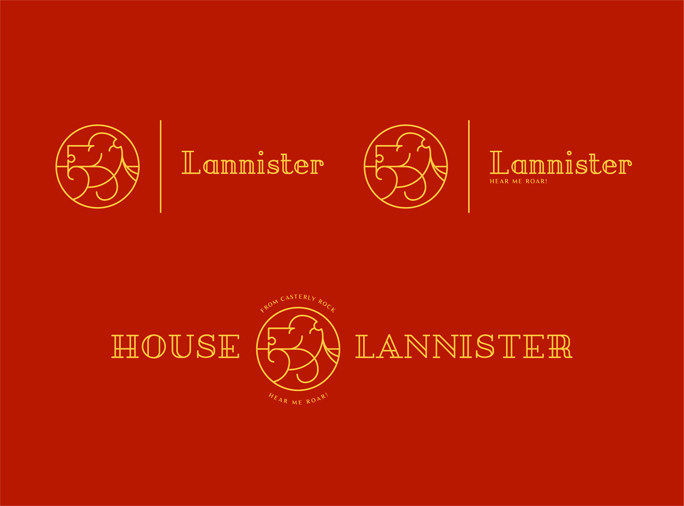 branding  graphic design  Game of Thrones got sigil identity medieval symbol logo minimal