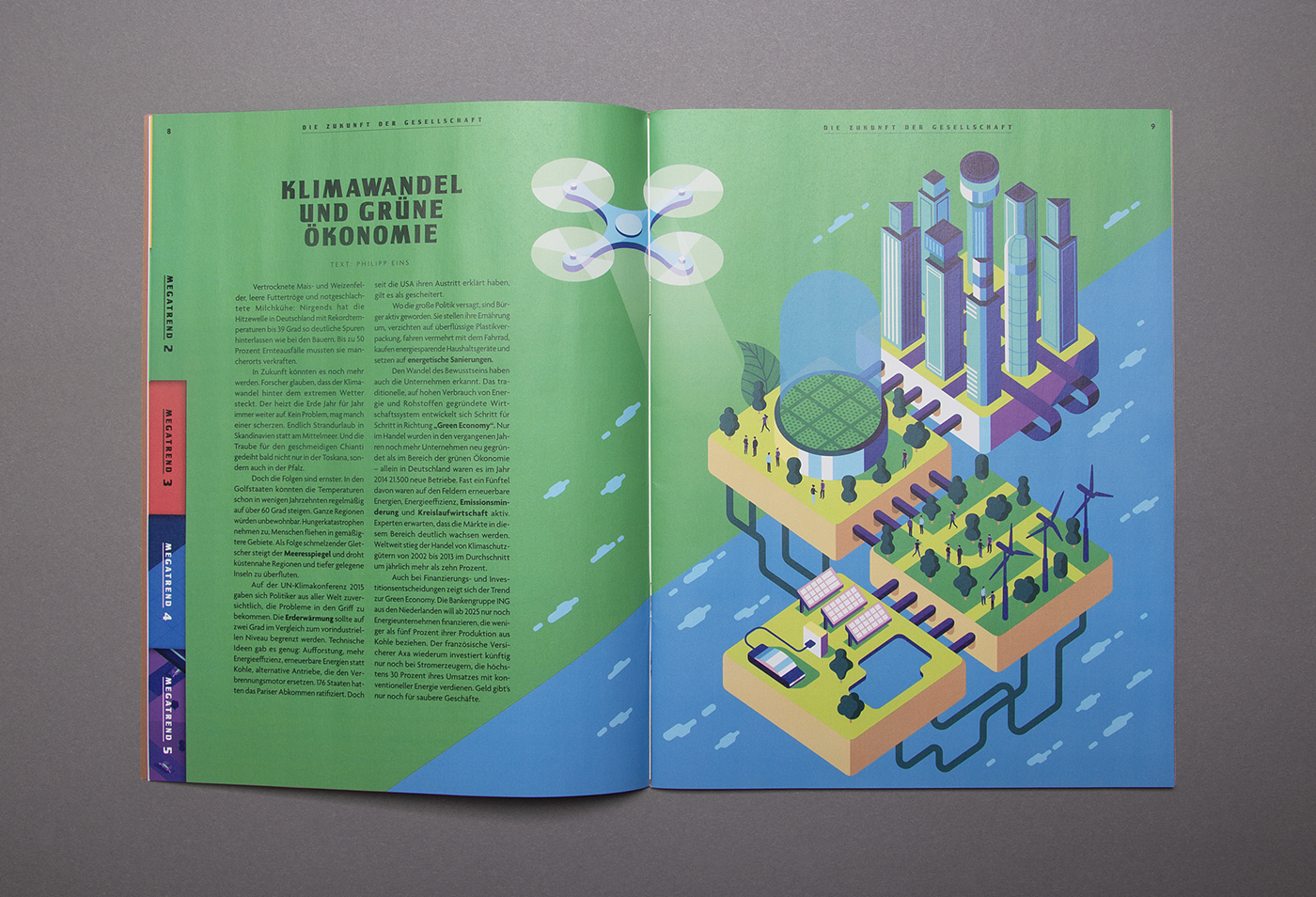 ILLUSTRATION  press editorial mmczolowsky Drawing  vector Character Isometric magazine Autostadt