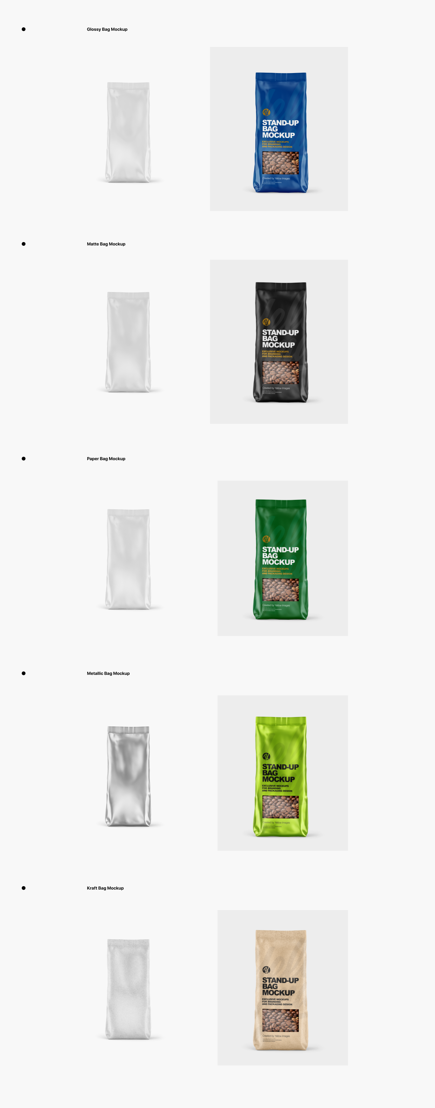 3D bagmockup branding  coffe bag design Labeldesign Mockup Pack package visualization