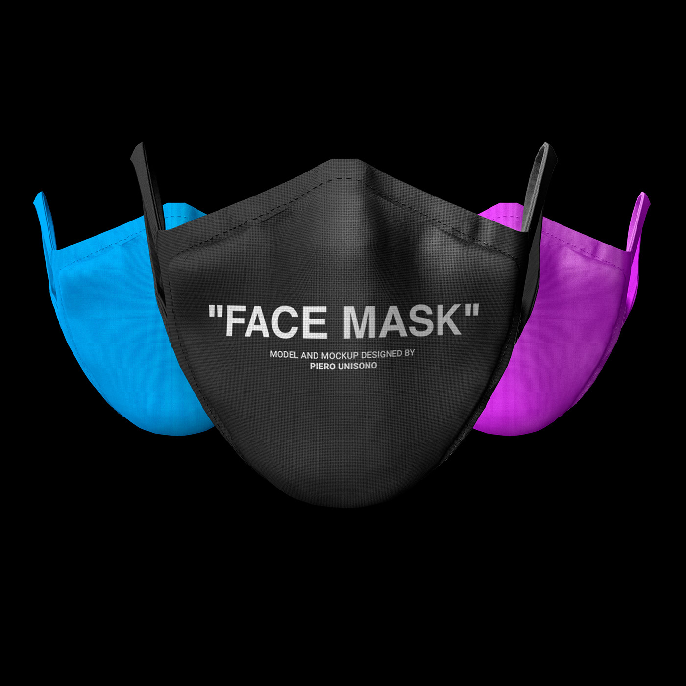 Download Face Mask Mockup - Free download (PSD) on Behance