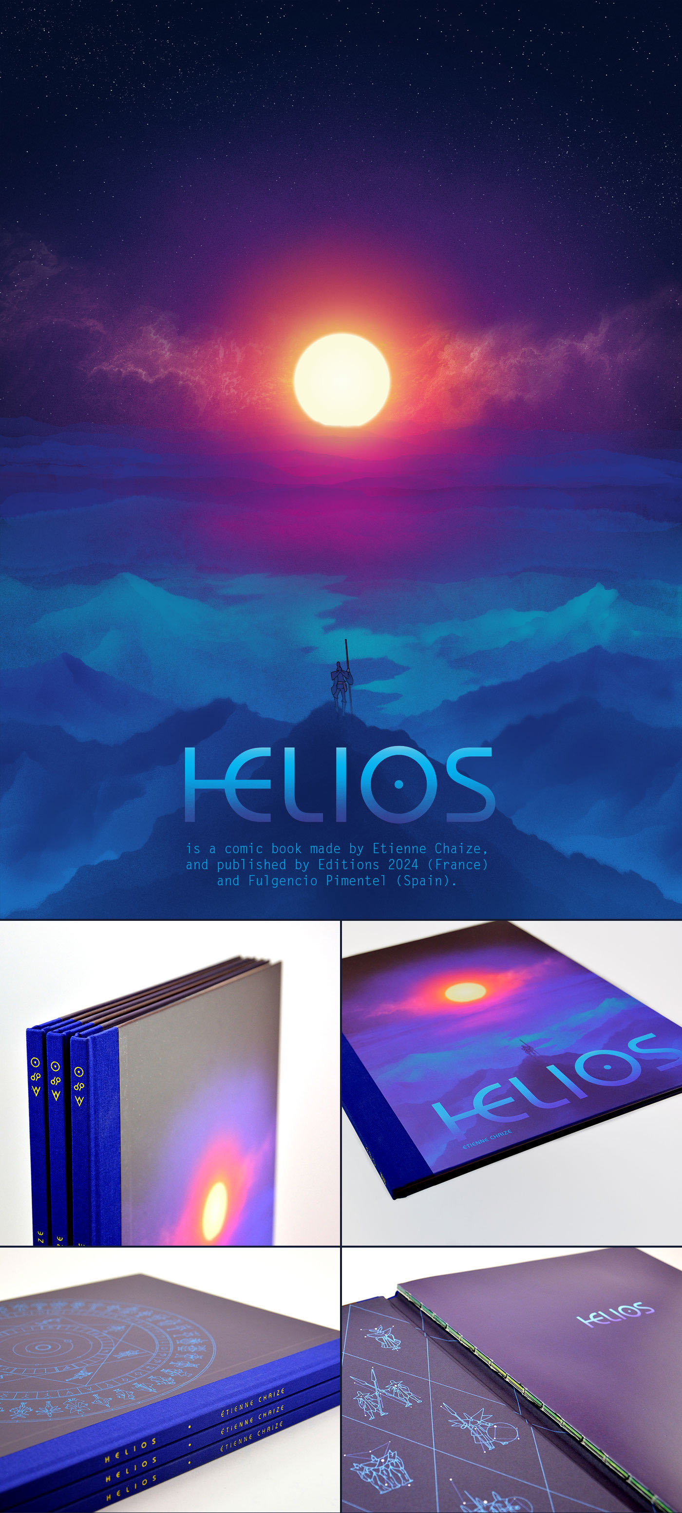 Helios éditions 2024 book comic story Sun