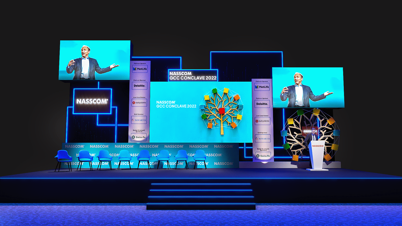 conference corporate design Event Event Design set set design  Stage STAGE DESIGN virtual