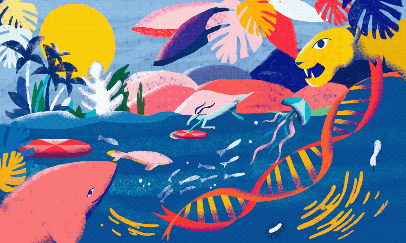 animal art biology DNA graphic design 